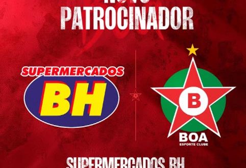 NOVO PATROCÍNIO MASTER: REDE DE SUPERMERCADOS BH FECHA PARCERIA COM O BOA ESPORTE PARA A TEMPORADA 2024