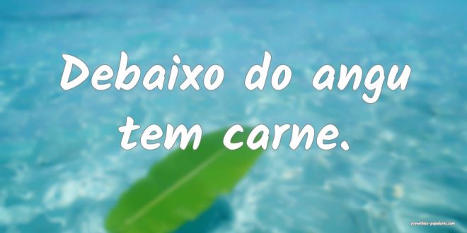 PREFEITO DE ALTEROSA: “TEM CAROÇO NESSE ANGU”